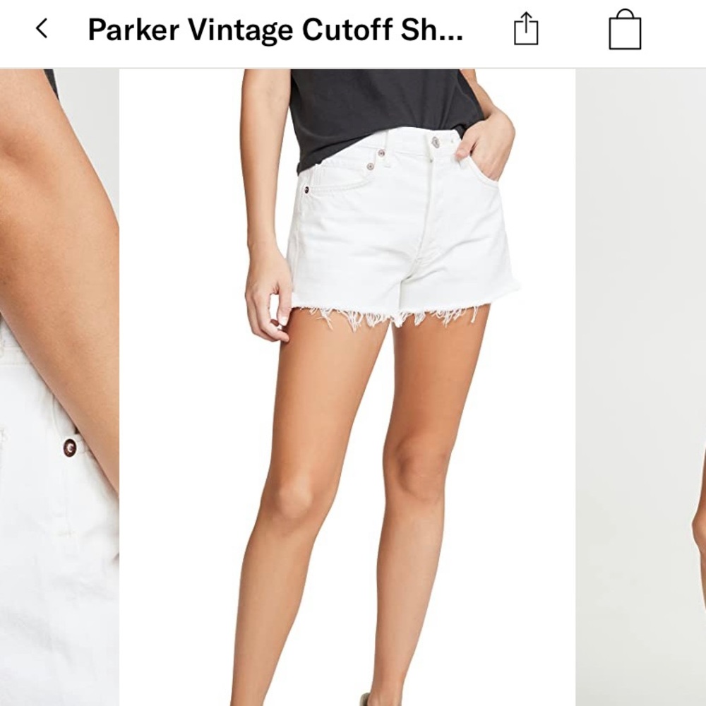 Agolde Parker Cutoff Shorts - 27
